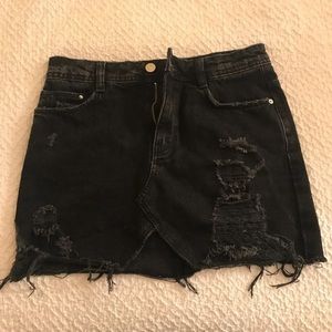 Zara denim skirt